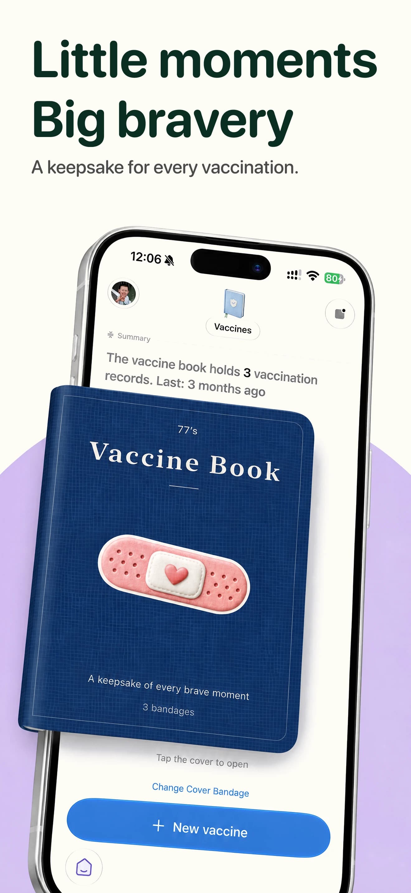 Cali Baby vaccination book